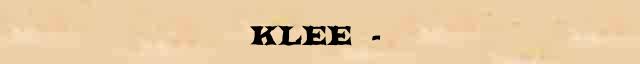  (Klee)  (1879-1940)       